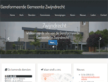Tablet Screenshot of gergemzwijndrecht.nl